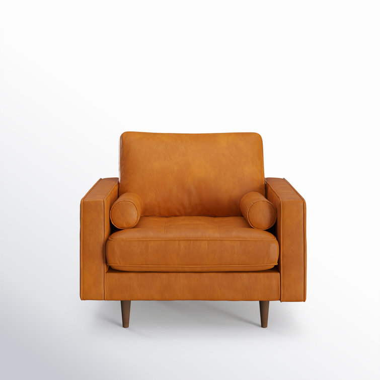 Geo Genuine Leather Armchair